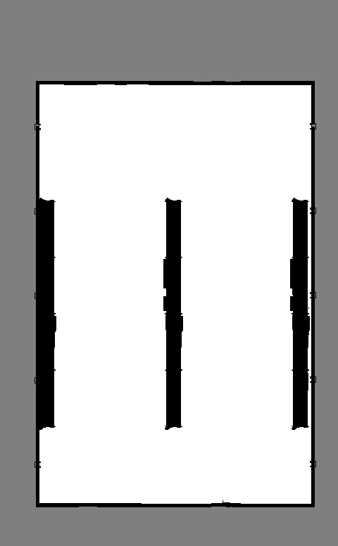 Sample Occupancy Map generated from warehouse stage