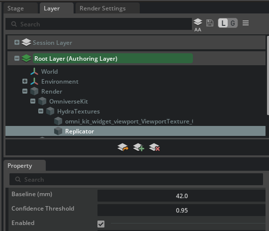 New depth sensor asset layer
