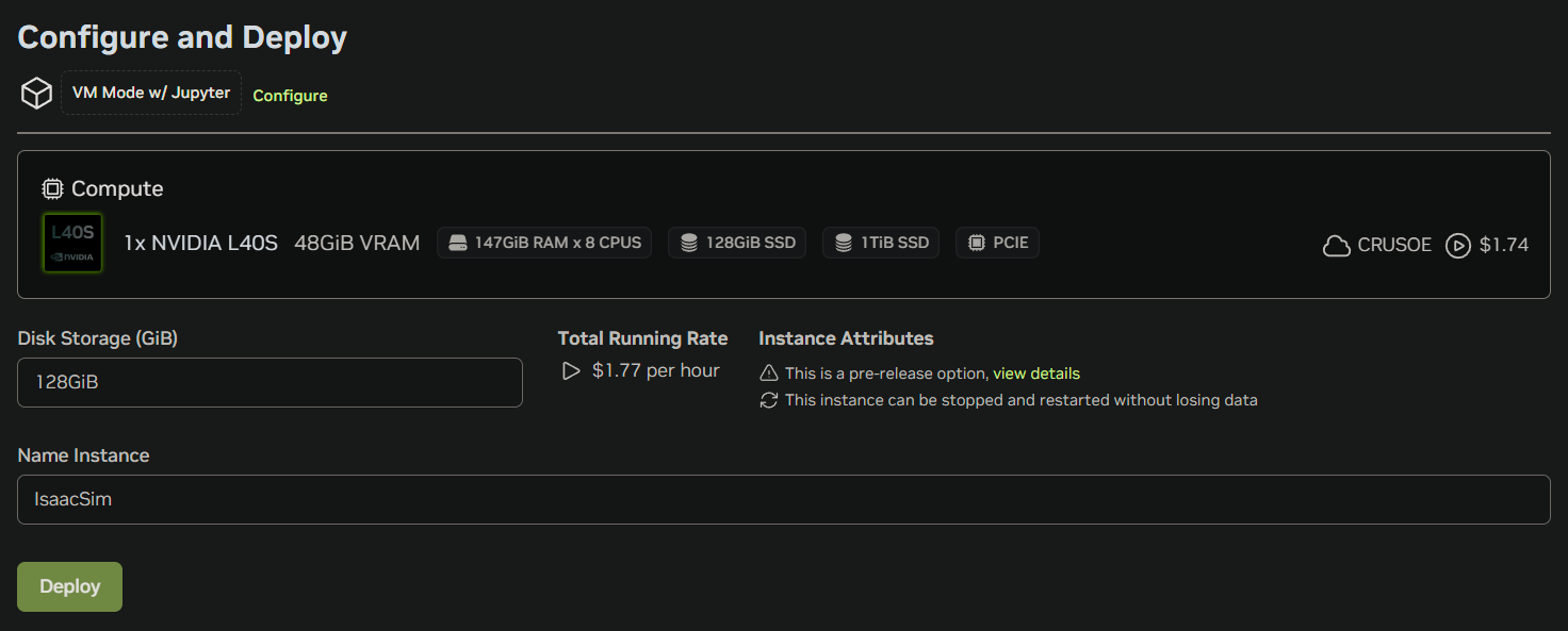Configure and Deploy