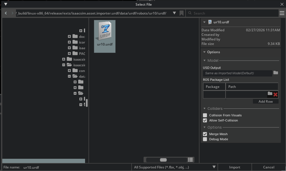 import settings