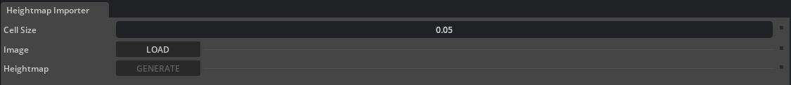 Main Heightmap Importer UI Window