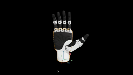 GIF showing simulation instability with self-collisions enabled.